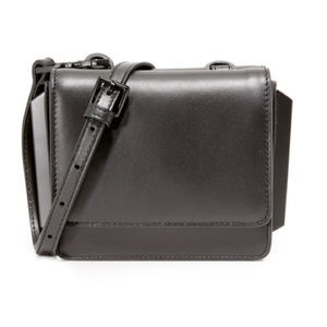 Kendall & Kylie Baxter Black Leather Crossbody